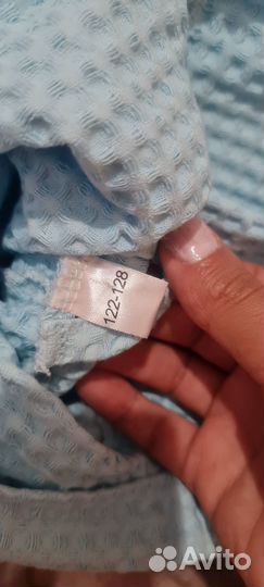 Халат детский вафельный банный для плавания