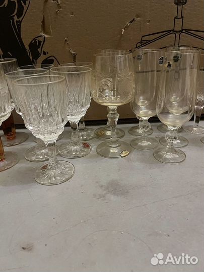 Хрустальная посуда СССР, кофейные сервизы