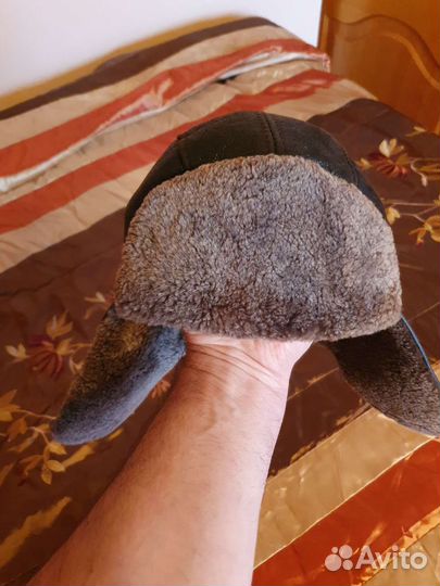 Шапка из овчины мужская