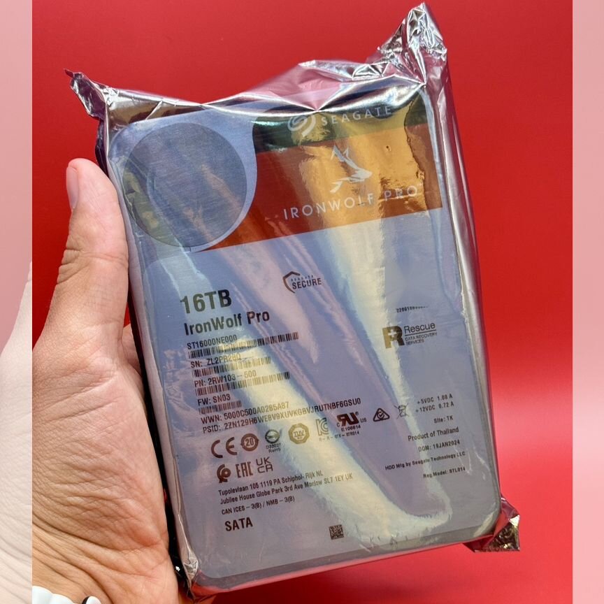 [ST16000NE000] 16тб Seagate Ironwolf