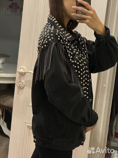 Джинсовая куртка женская