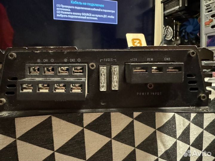 Усилитель aura amp-4.80 и динамики коаксиальные