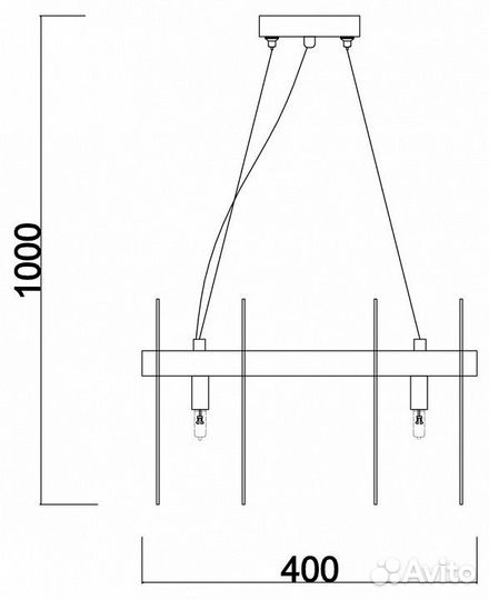 Подвесной светильник Freya Deserto FR5141PL-08BS1