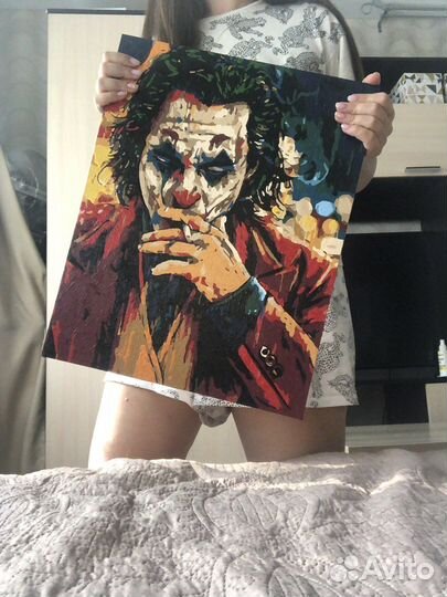 Картина Джокер на холсте