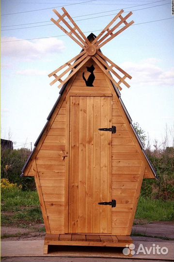 Дачный туалет деревянный А101