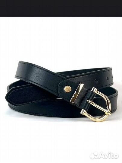 Ремень женский черный