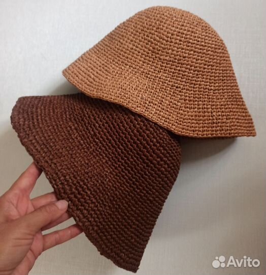 Панама из рафии ispie