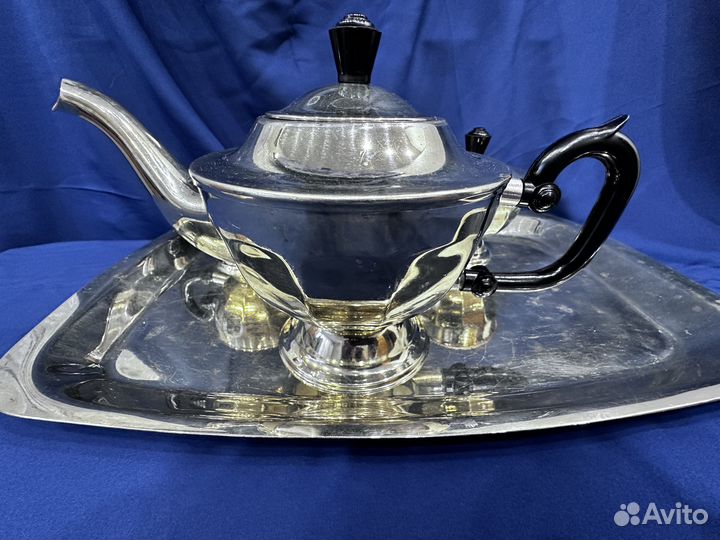 Чайный сервиз мельхиоровый, СССР