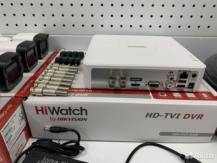 Комплект видеонаблюдения 5Mpx под ключ