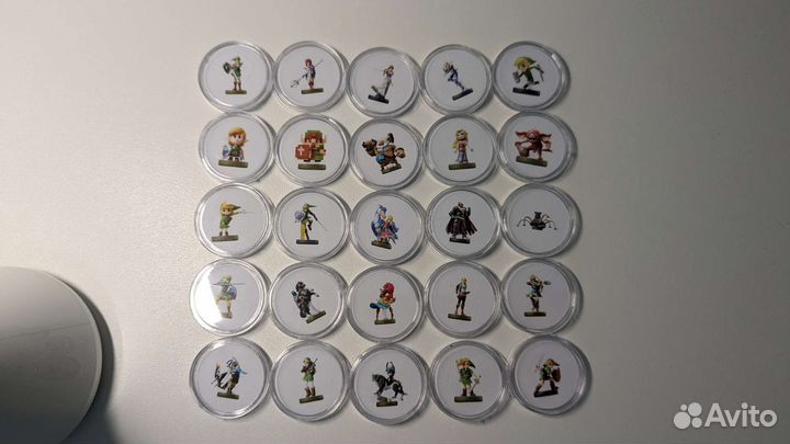 Фишки NFC Amiibo Zelda 25 шт