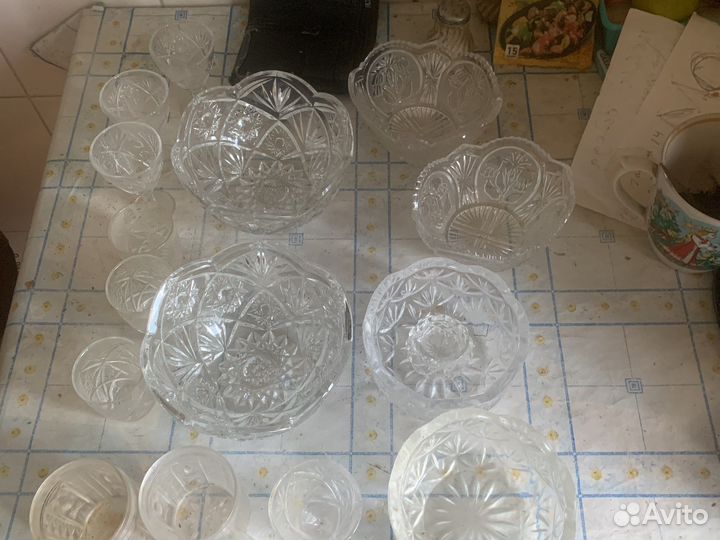 Рюмка вазы хрусталь