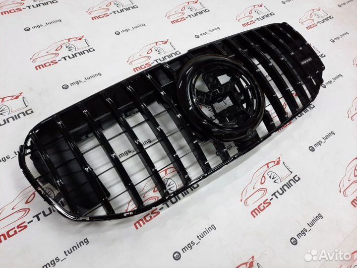 Решетка Mercedes GLS X167 GT style Black AMG