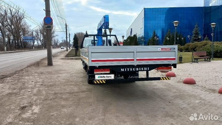 Бортовой грузовик Mitsubishi Fuso Canter с КМУ Tadano, 2014