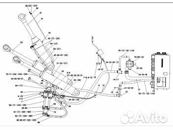 Трос управления - 29120010971 (sdlg)