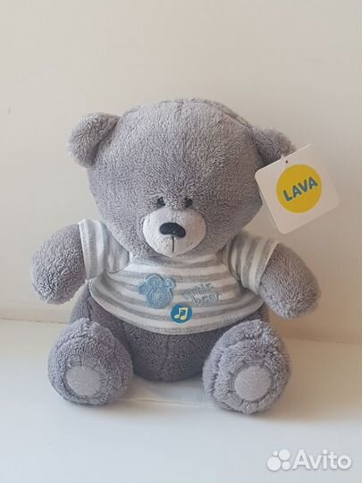 Мишка музыкальный 22 см новый мягкая игрушка