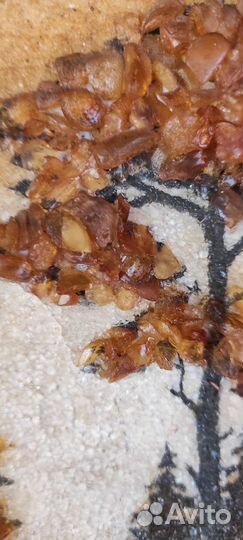 Картина из янтаря СССР винтаж раритет