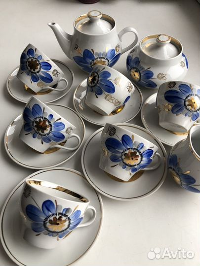 Чайные сервизы СССР 1960-70 годы