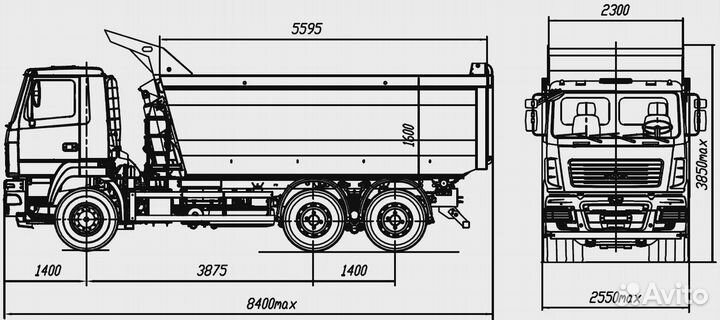 МАЗ 65012J-570-000, 2023