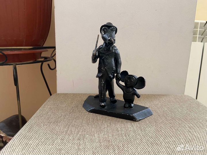 Фигурки СССР солонка-перечница металл