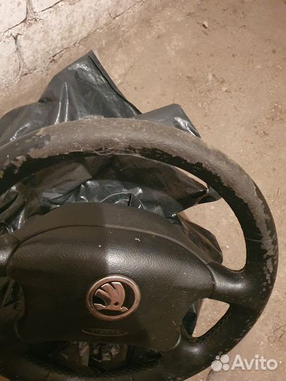 Руль с подушкой шкода октавия а4 тур
