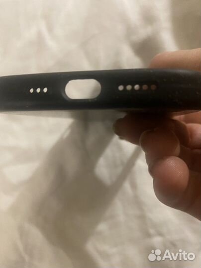 Чехол силиконовый черный на iPhone 12 айфон 12