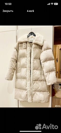 Зимний пуховик lime