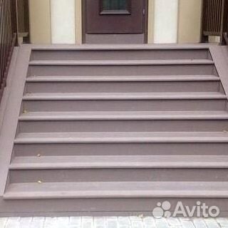 Ступень дпк полнотелая 320х20 мм шоколад