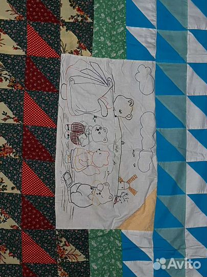 Детское лоскутное одеяло patchwork