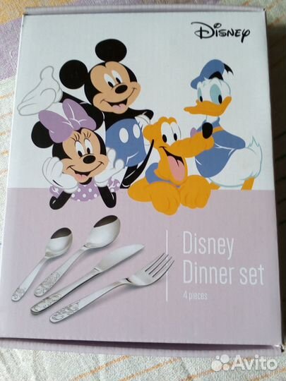 Набор новой детской посуды Дисней