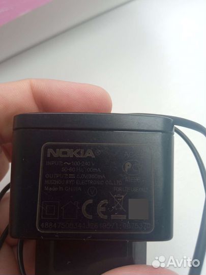 Оригинальная зарядка Nokia