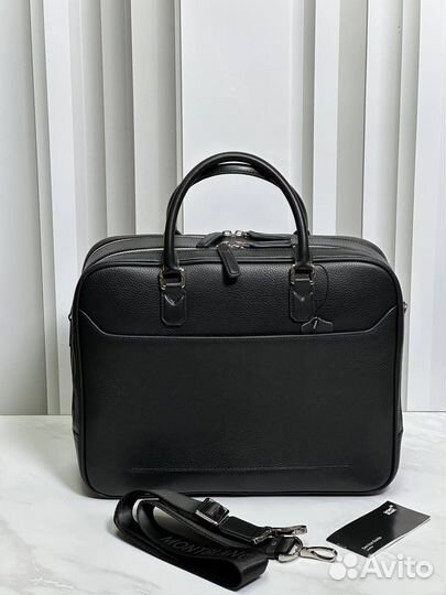 Портфель montblanc с двумф большими отделами