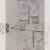 3-к. квартира, 84 м², 2/6 эт.