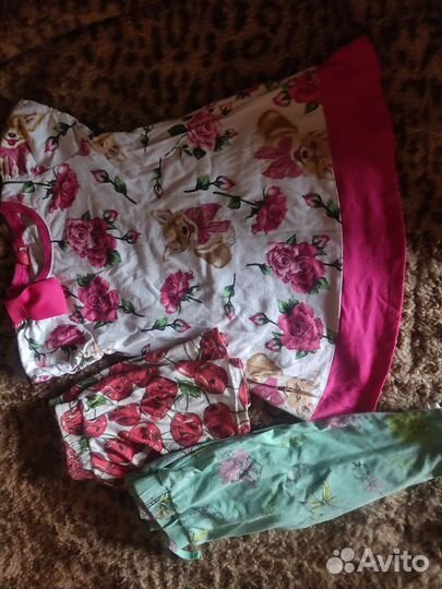 Вещи пакетом на девочку 116 122