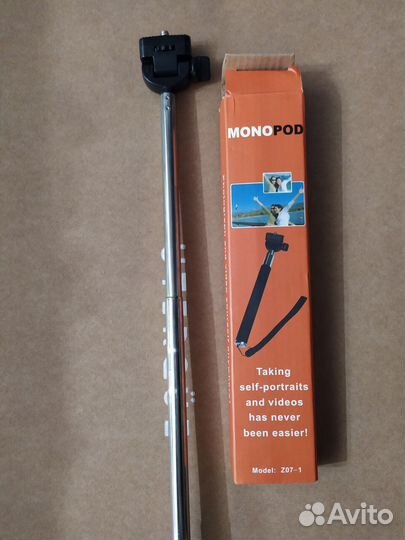 Монопод Палка селфи Monopod Z07-1 черный gopro