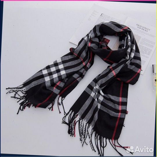 Тёплый шарф Burberry (S - XXL)