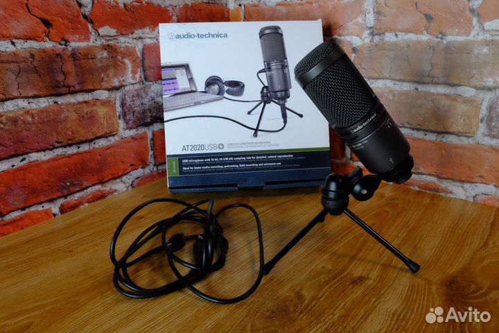 Студийный микрофон audio-technica at2020usb+