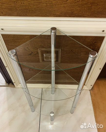 Полка этажерка 3-х яруская угловая