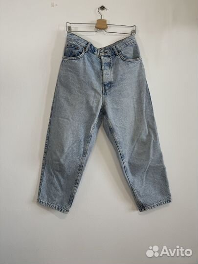 Мужские джинсы Zara прямого кроя голубые - 42