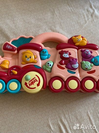 Музыкальная игрушка поезд со светом и музыкой