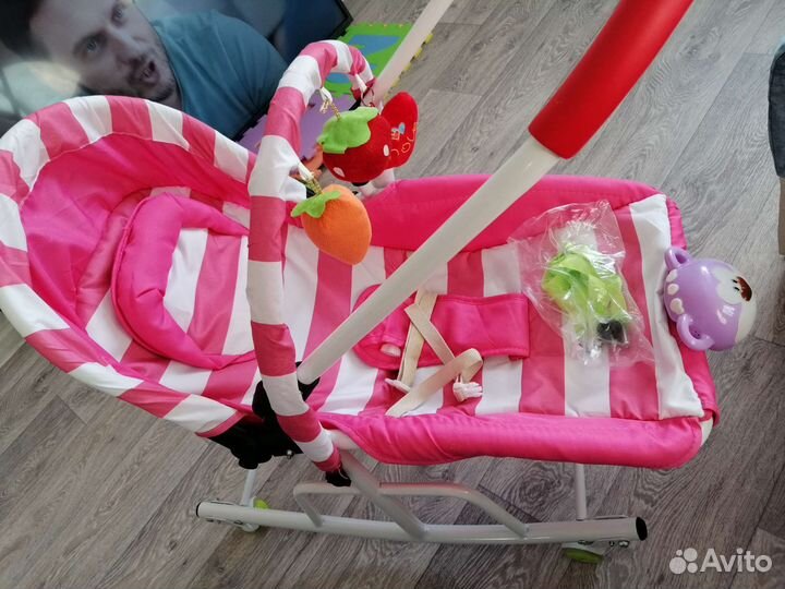 Детская шезлонг качалка