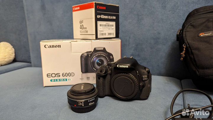 Canon 600d + Canon EF 40mm f/2.8 STM