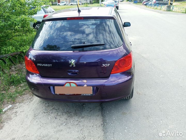 Peugeot 307 1.6 AT, 2006, 153 000 км