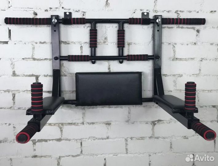 Турник брусья пресс 3в1 Усиленный настенный 300 кг