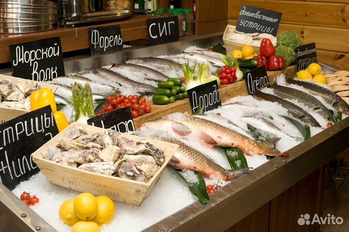 Готовый магазин морепродуктов с клиентской базой