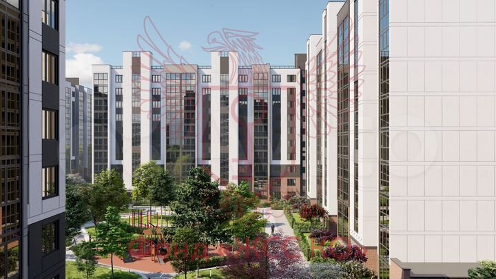 2-к. квартира, 69,1 м², 6/10 эт.