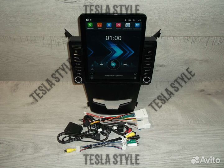 Магнитола на SsangYong Actyon Tesla Android