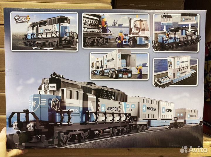 Конструктор Техник Грузовой Поезд 1238 деталей