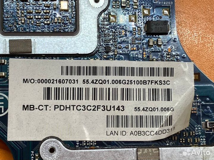 Б\У плата с дефектом HP Pavilion DV7-7000