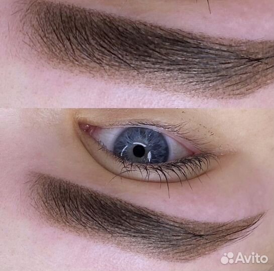 Перманентный макияж бровей