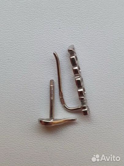 Сережки серебро